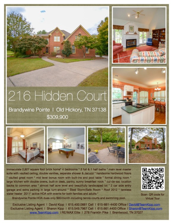 216 HIdden Ct FS 309900